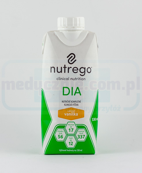 Nutrego DIA 330 ml Diät für Diabetiker Vanille